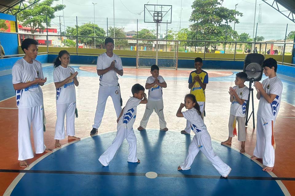 Programa Talentos do Futuro abre novas inscrições para aulas gratuitas de capoeira em Porto Velho