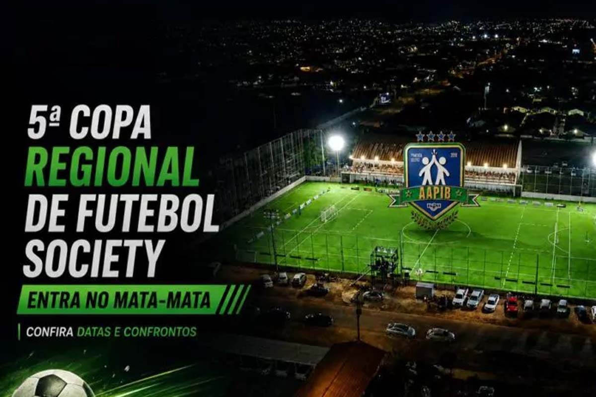 5ª Copa Regional de Futebol Society entra no mata-mata; confira datas e confrontos