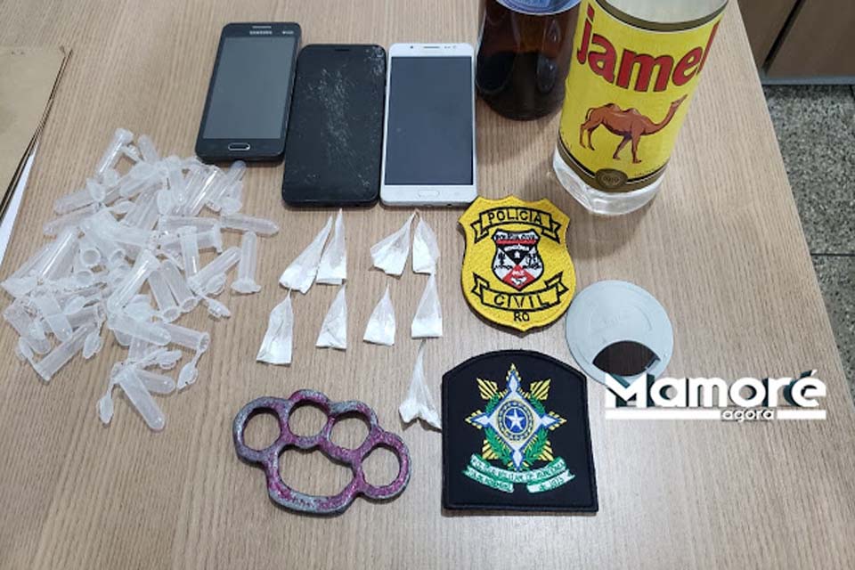 Seis são presos e duas menores apreendidas em festa regada a drogas e bebidas