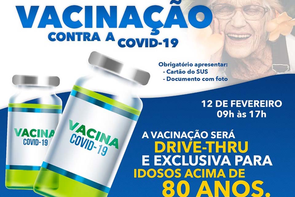 Idosos com mais de 80 anos do distrito Tarilândia serão imunizados contra o Coronavírus nesta sexta-feira
