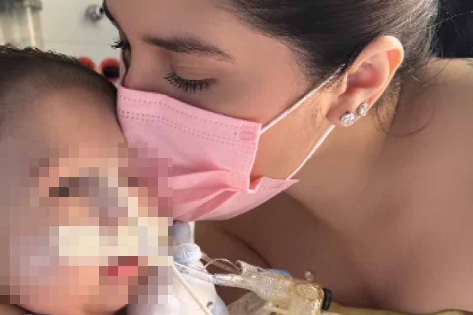 Mulher de Zé Vaqueiro compartilha foto emocionante do filho Arthur: “Meu pequenino, muita força!”