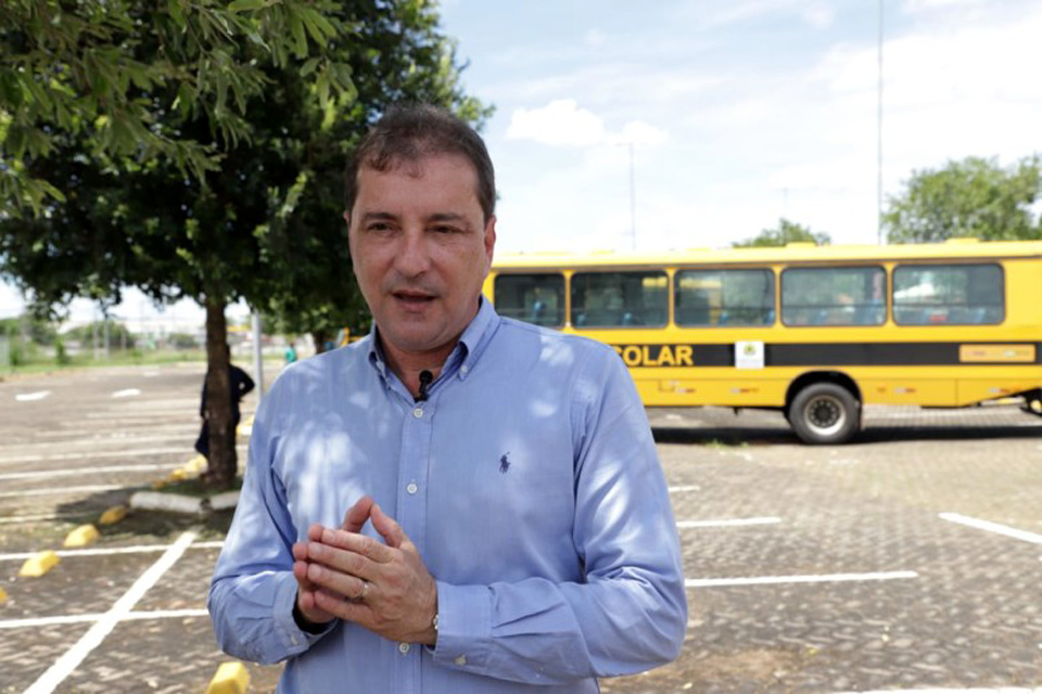  Prefeitura de Porto Velho recebe os primeiros 36 ônibus para atender a zona rural