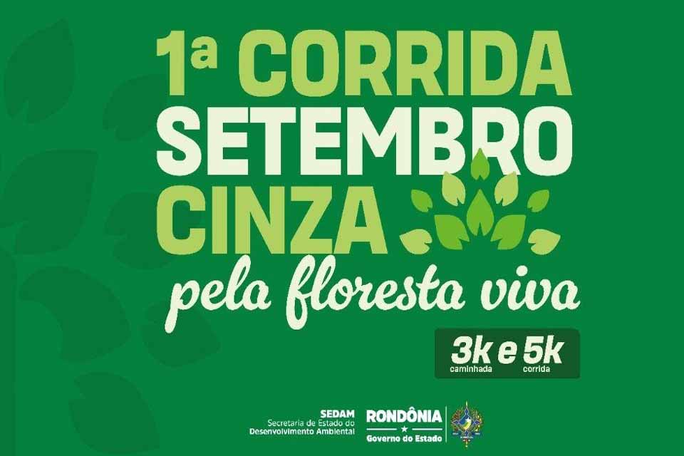 1ª Corrida Setembro Cinza – Pela Floresta Viva acontece neste domingo em Porto Velho
