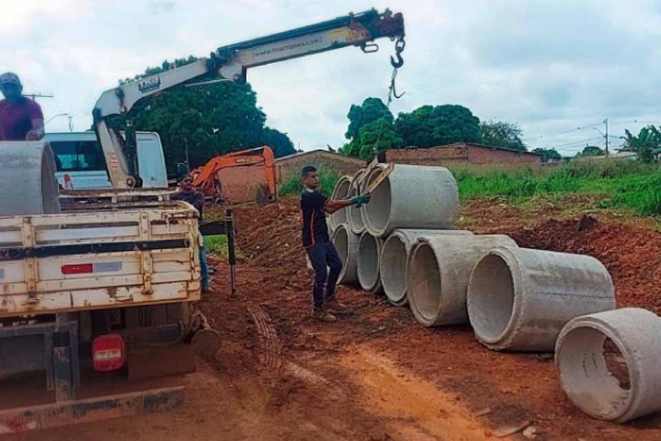 Prefeitura intensifica obras de drenagem nas zonas Leste e Norte de Porto Velho