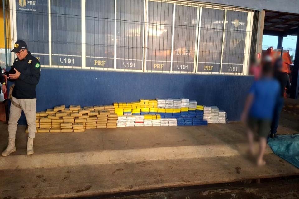 PM e PRF apreende mais de 338 kg de drogas em Alto Paraíso