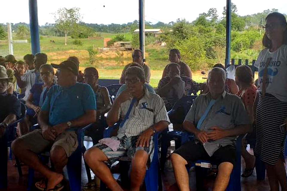 Agricultores do municipio participam da campanha Novembro Azul