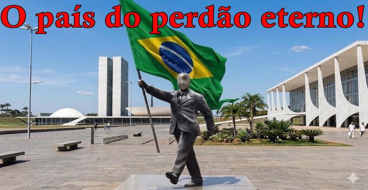Professor Nazareno, o mais polêmico do Norte, escreve: Vivendo no país das 49 anistias