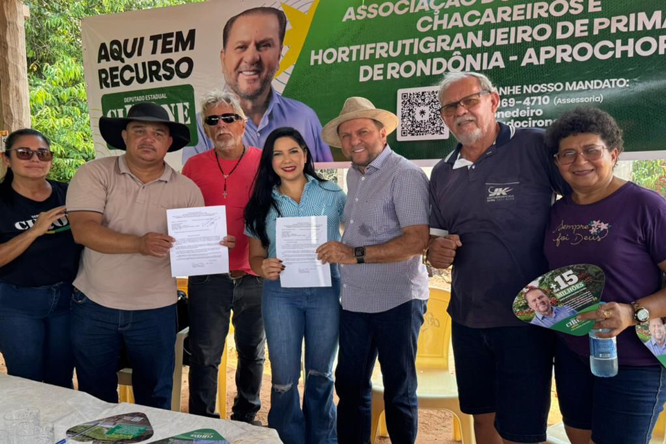  Apoio do Deputado Cirone fortalece associações rurais em Primavera de Rondônia