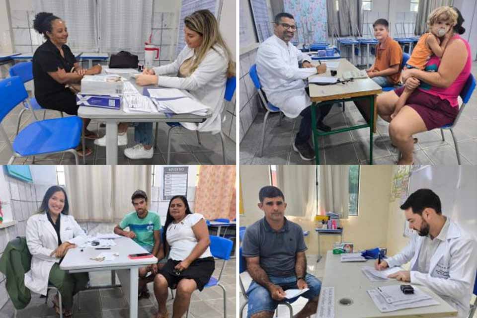 Prefeitura de Ji-Paraná realiza ação itinerante de promoção à saúde em Nova Colina