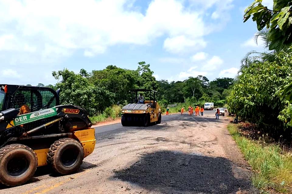 Rodovias estaduais recebem manutenção do Governo de Rondônia no período chuvoso