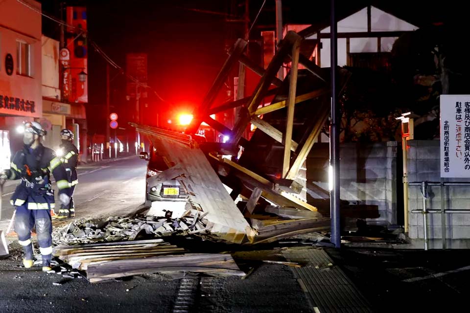 Terremoto de magnitude 6.1, deixa mais de trinta pessoas feridas no Japão 