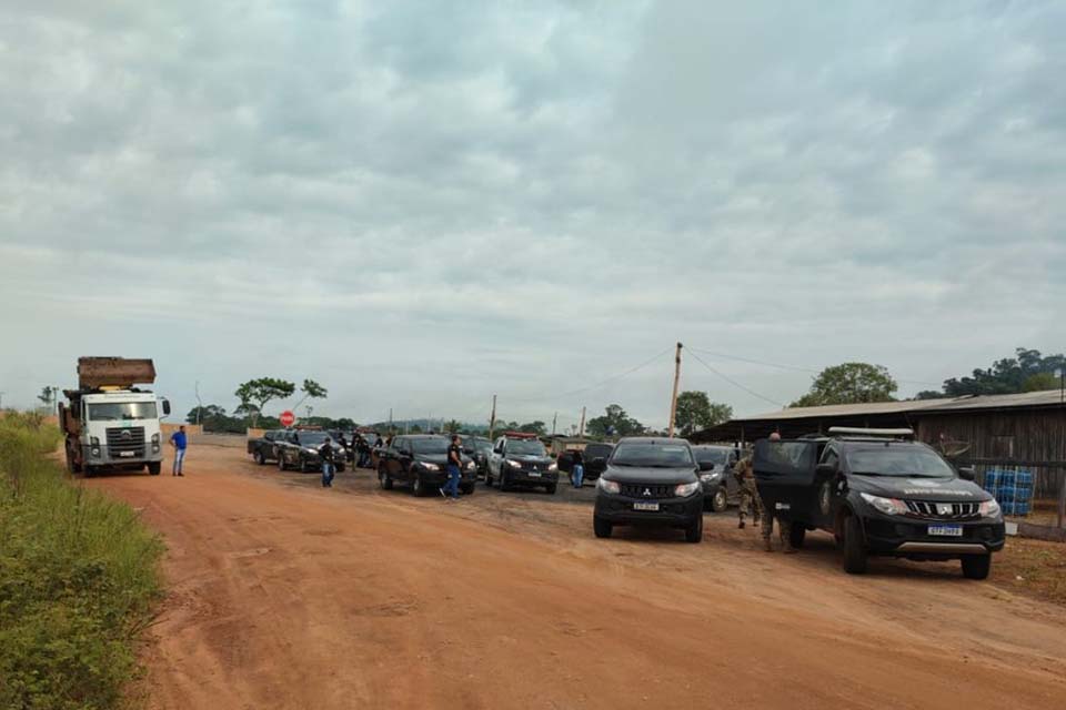 Polícia faz operação em Jaru e outros três municípios para localizar cadáveres 
