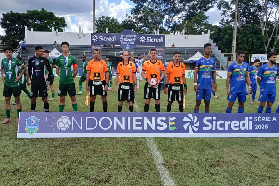 União Cacoalense sofre a quarta derrota no Rondoniense 2026 sem pontuar e sem marcar gols