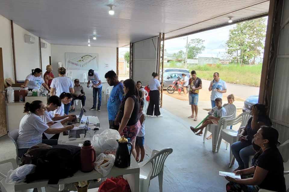 Prefeitura de Ji-Paraná vacinação itinerante no bairro Rondon