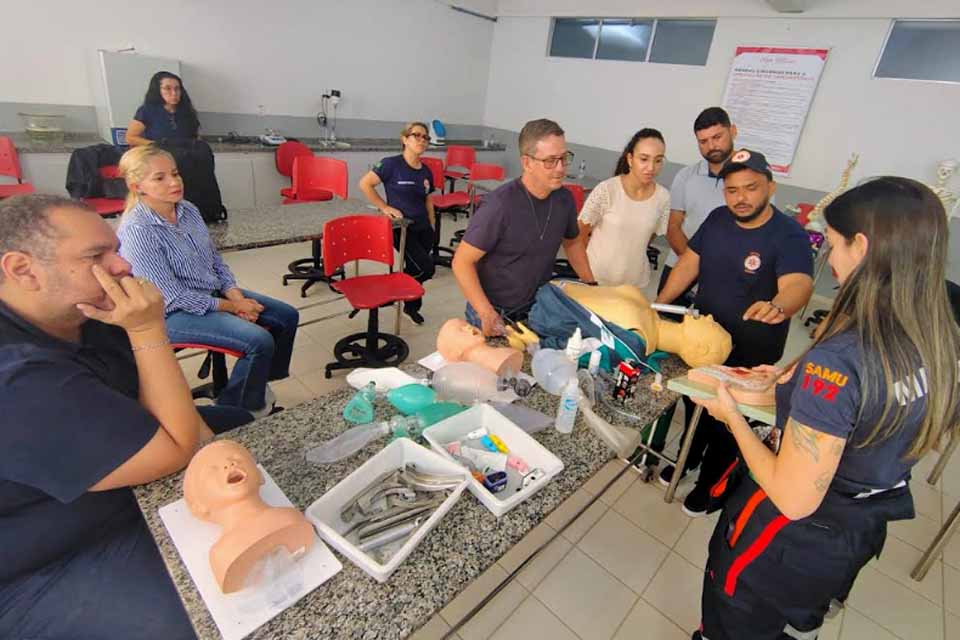 Prefeitura capacita profissionais do Samu em atendimento a pacientes graves
