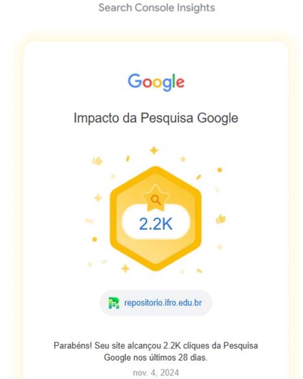 Repositório Institucional do IFRO alcança mil trabalhos depositados