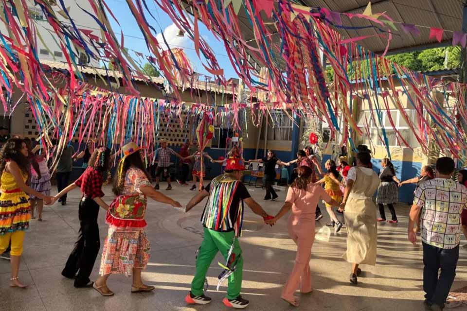 Arraial no Caps Madeira-Mamoré promove integração e alegria para pacientes e familiares