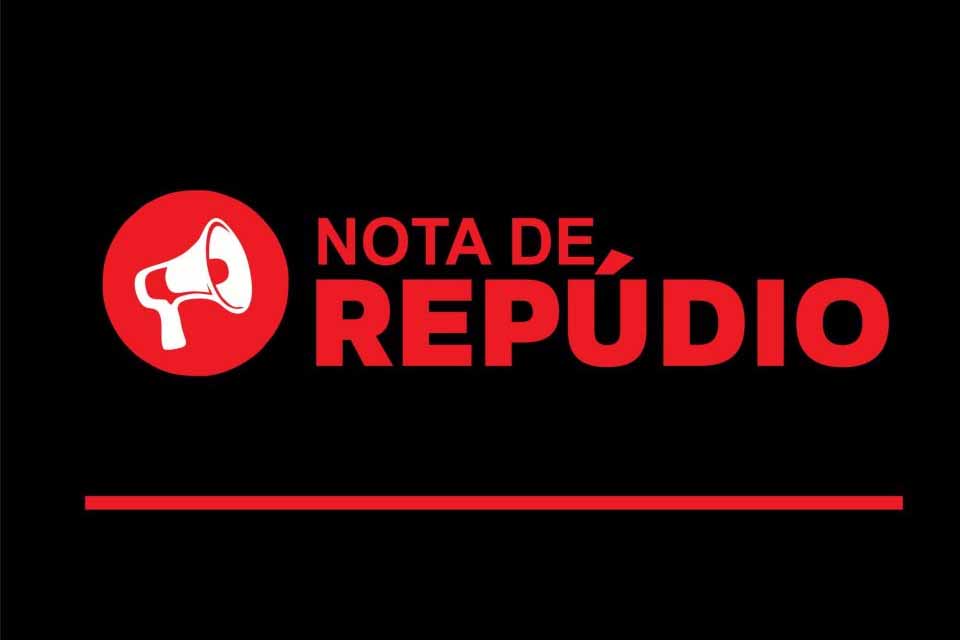 SINTERO divulga nota de repúdio contra o Deputado Estadual Geraldo da Rondônia