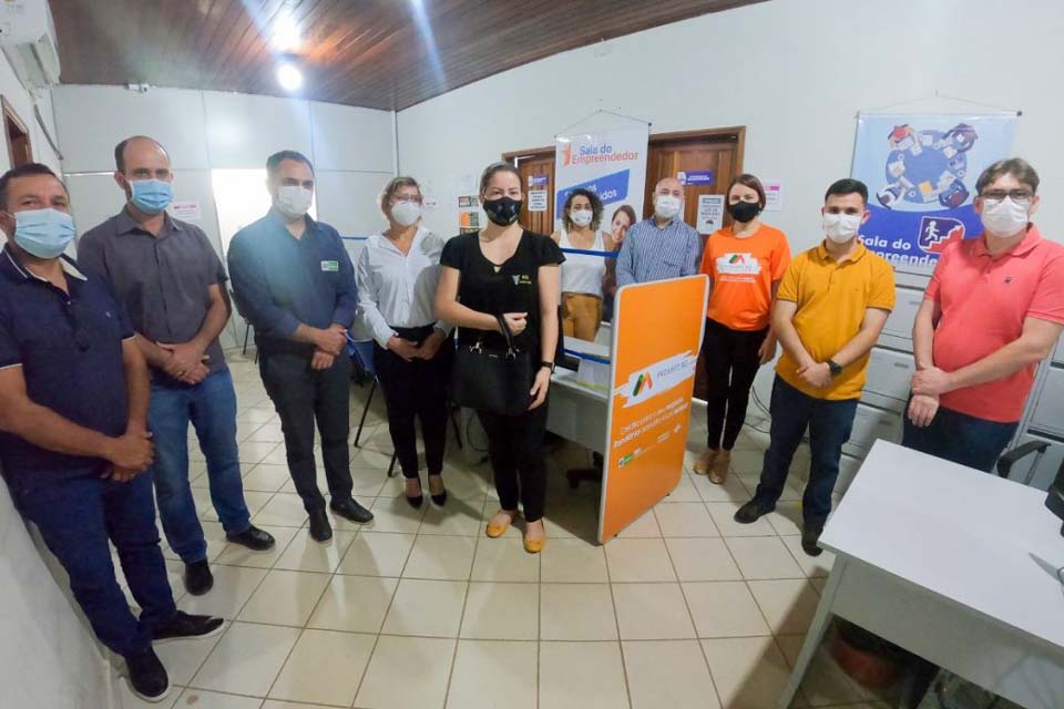 Jaru é o primeiro município a aderir ao Proampe; agência de crédito foi inaugurada
