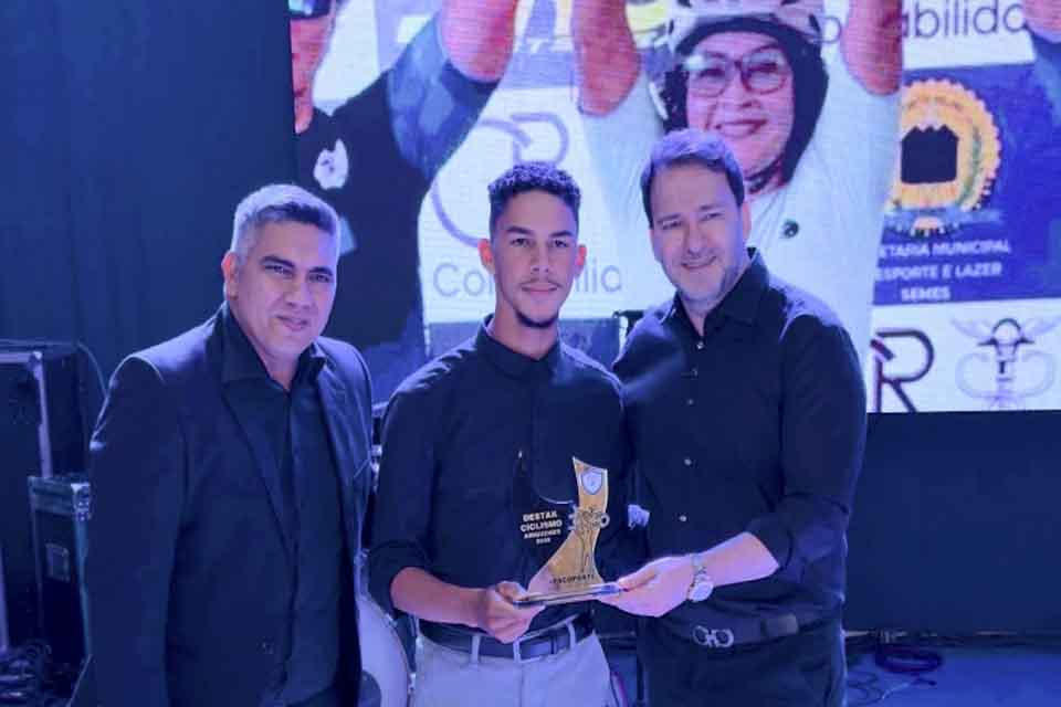 Alex Redano recebe Medalha Mérito do Ciclismo e reafirma compromisso com o esporte em Ariquemes