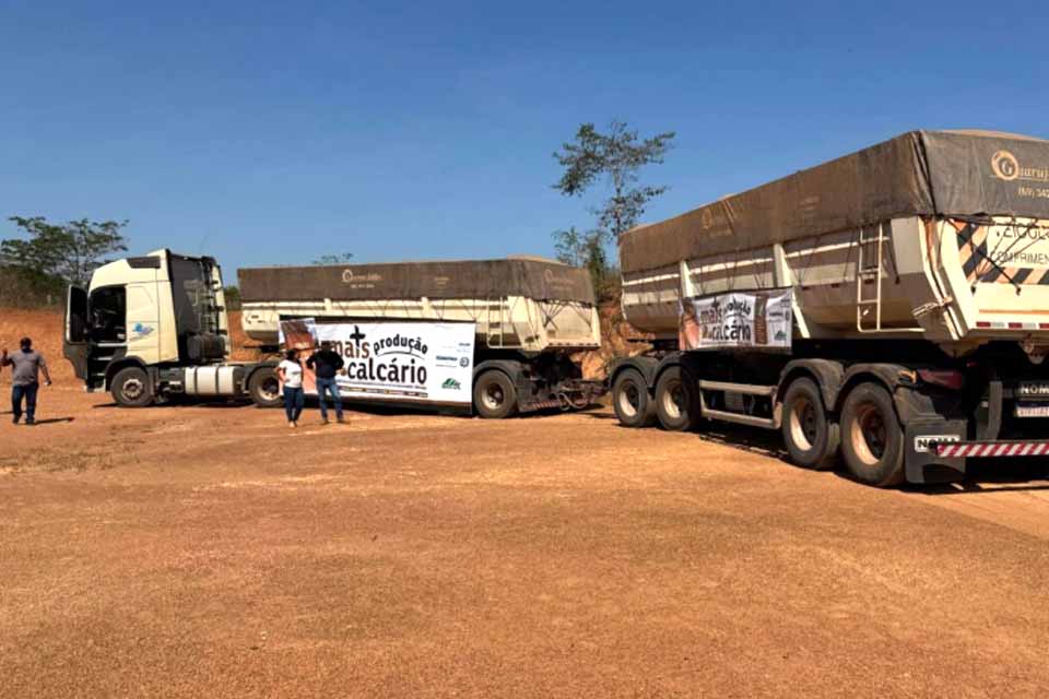 Em Nova Mamoré, produtores rurais apostam no calcário para impulsionar agropecuária rondoniense