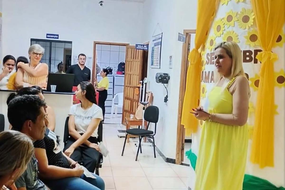 Prefeitura realiza ação especial em alusão ao Setembro Amarelo na Unidade Básica de Saúde Vista Alegre