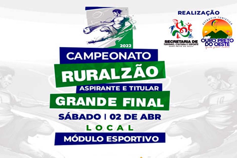 Final do Campeonato Ruralzão acontece neste sábado em Ouro Preto do Oeste 