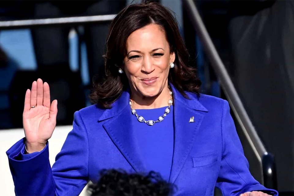Kamala Harris tornou-se hoje a primeira mulher vice-Presidente dos EUA