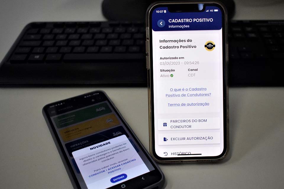 Detran incentiva o Cadastro Positivo de Condutores para motoristas rondonienses