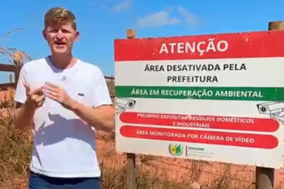 Lixão: Prefeitura define horário de funcionamento e regras para recebimento de resíduos