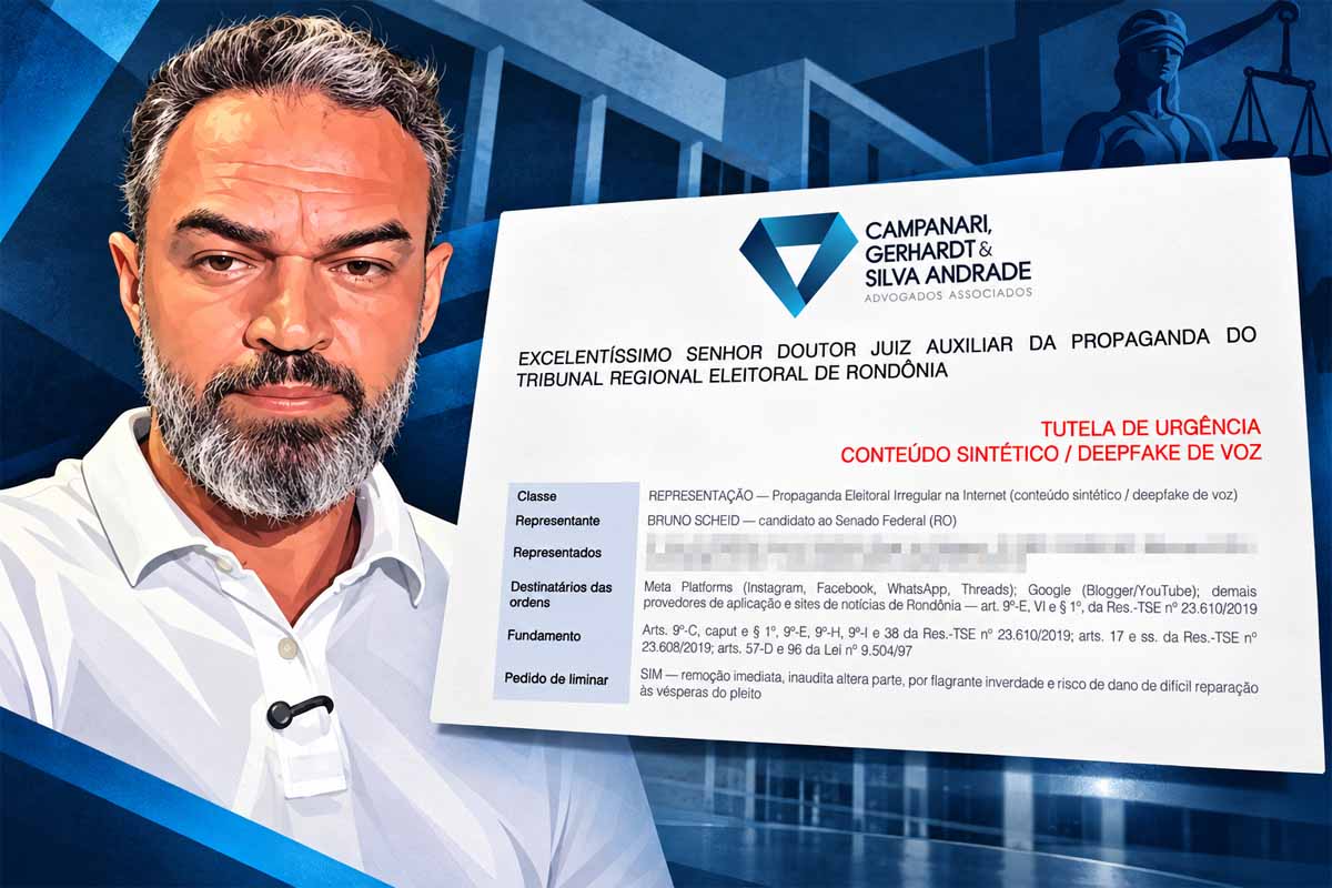 Campanha de Bruno Scheid acusa veículos de divulgarem deepfake com falas racistas: “Esse vídeo é falso!”, protesta o candidato