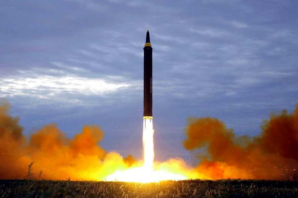 Projéteis lançados pela Coreia do Norte são de curto alcance