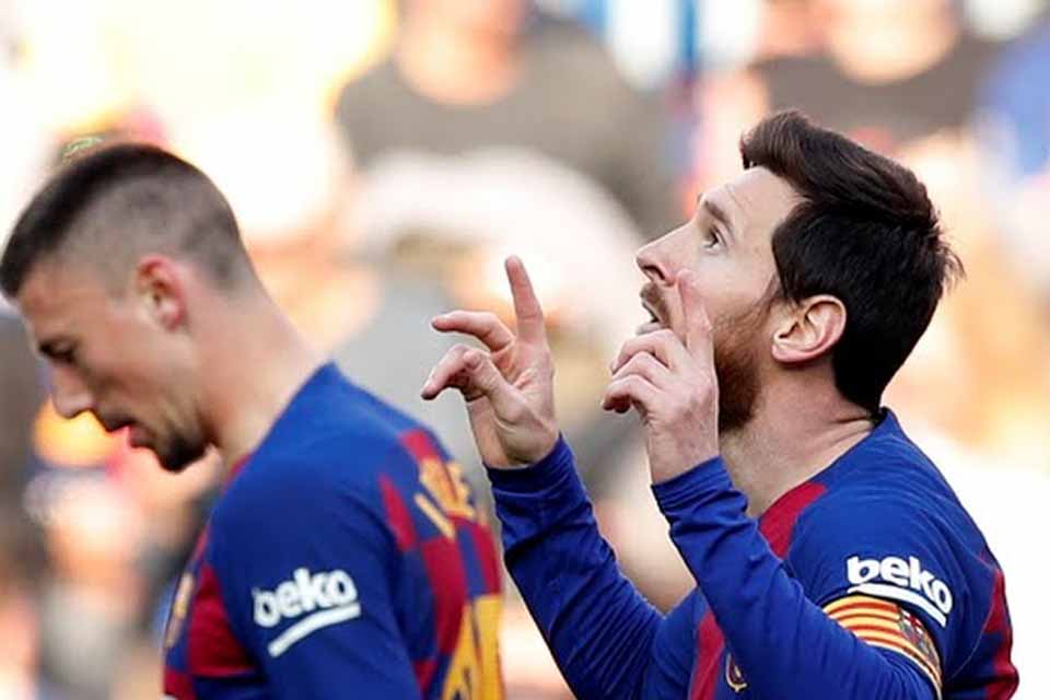 VÍDEO - Messi faz 4 e Barcelona atropela o Eibar pelo Espanhol