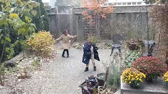 Refugiados africanos veem neve pela primeira vez