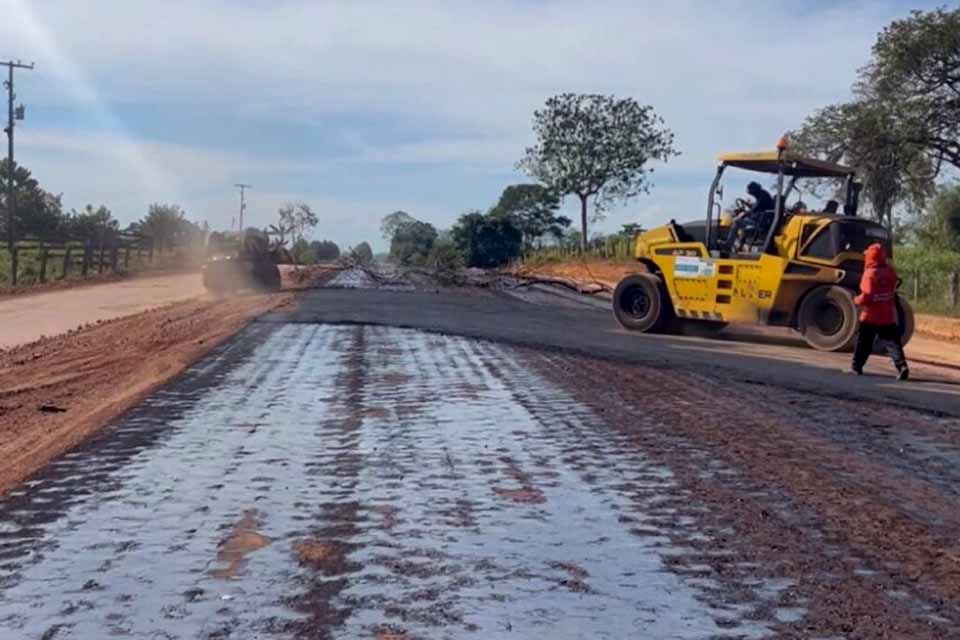 Rodovia 473 está sendo preparada receber pavimentação asfáltica do governo 