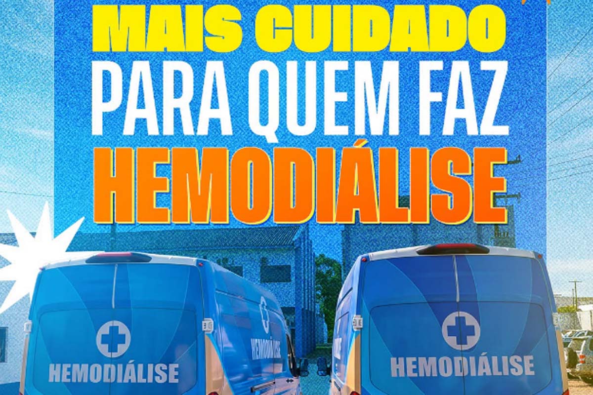 Prefeitura entrega vans para o transporte de pacientes que realizam tratamento de hemodiálise