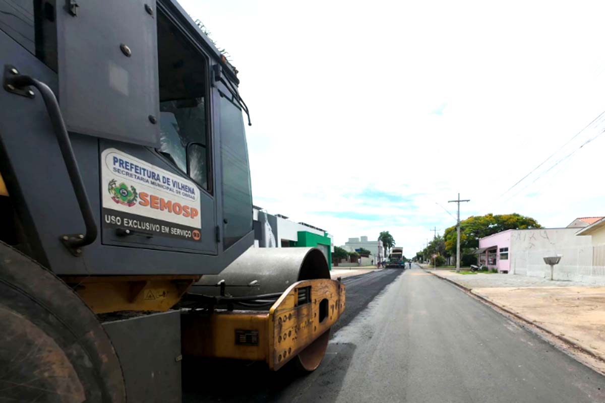 Prefeitura de Vilhena segue com o cronograma de recapeamento asfáltico