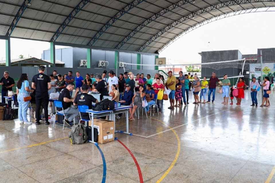 São Miguel do Guaporé é contemplado com atendimentos da 11ª etapa do MP Itinerante