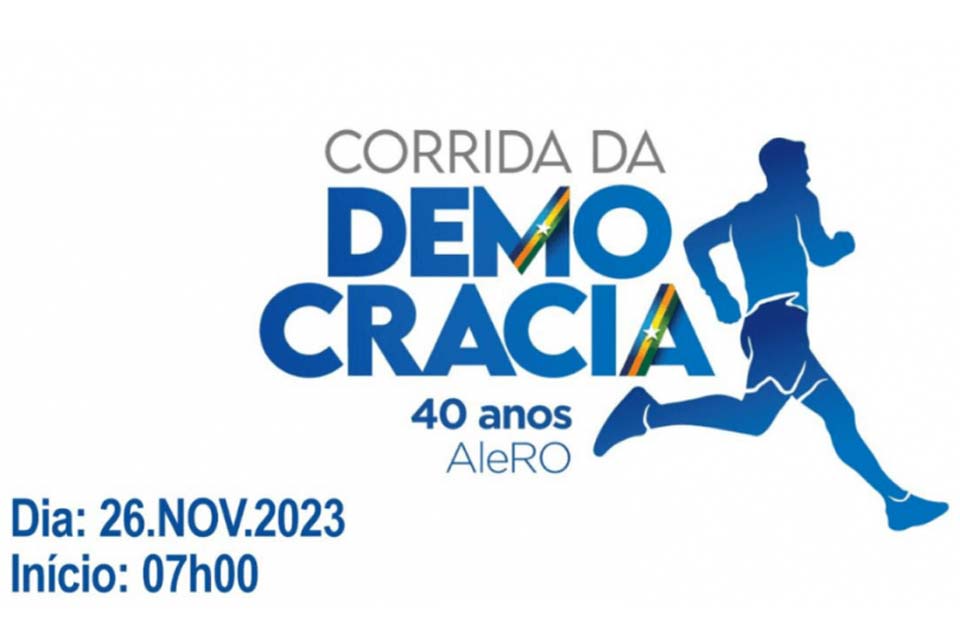 Assembleia Legislativa de Rondônia realiza “Corrida da Democracia” no dia 26 de novembro