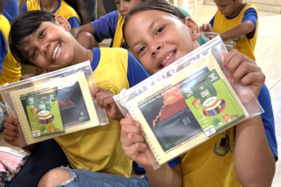 Alunos da rede municipal de educação recebem kits de pintura do Conselho de Arquitetura e Urbanismo de Rondônia