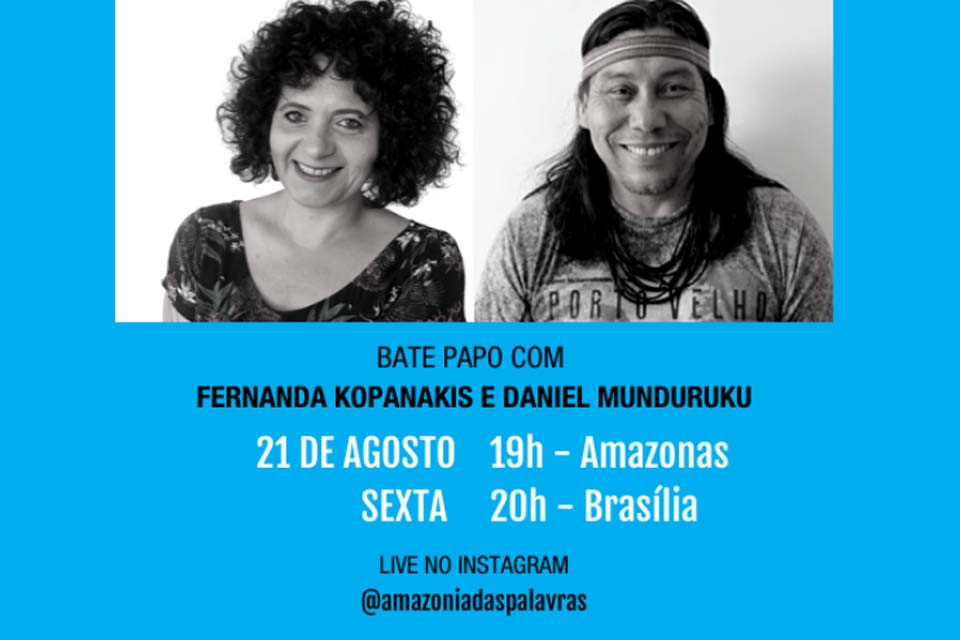 Daniel Munduruku é o convidado para a live do Amazônia das Palavras