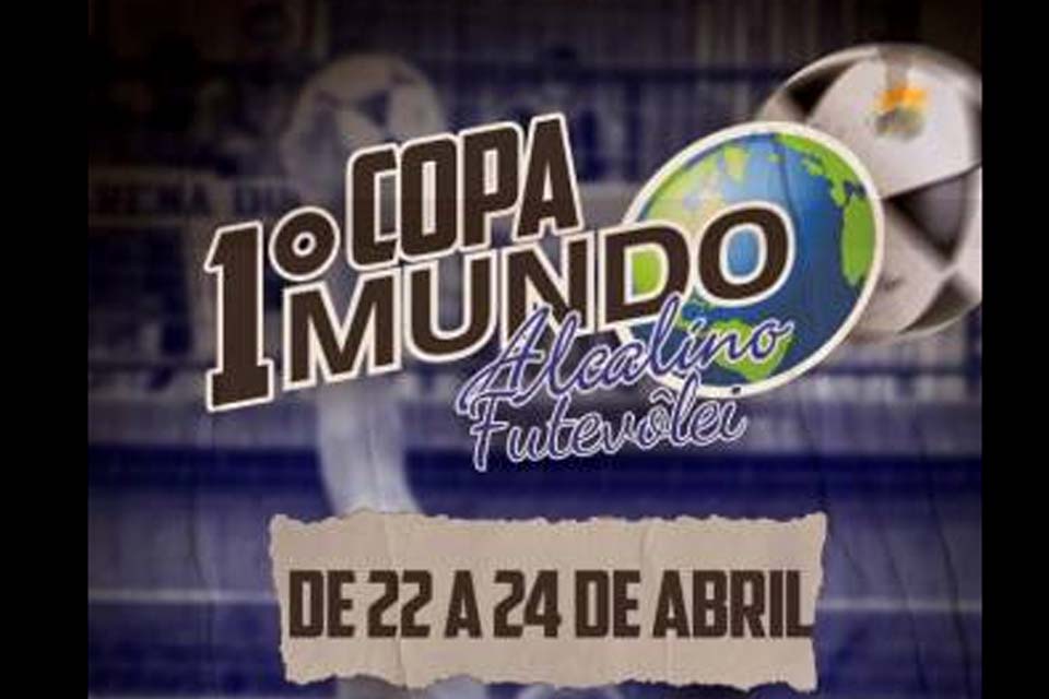 Desportista abrem inscrições para a 1º Copa Mundo Alcalino de Futevôlei; torneio acontece de 22 a 24 de abril