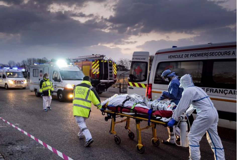 Coronavírus mata 2.606 pessoas na França