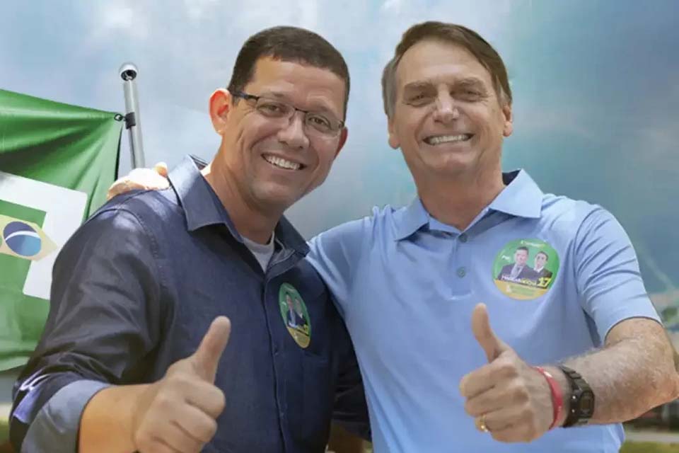 No Instagram, presidente da República Jair Bolsonaro destaca apoio do Governador de Rondônia ao teto do ICMS dos combustíveis