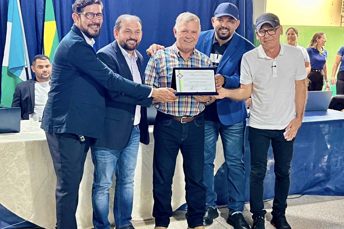 Câmara de Ouro Preto do Oeste concede Moção de Aplauso ao deputado Lucio Mosquini