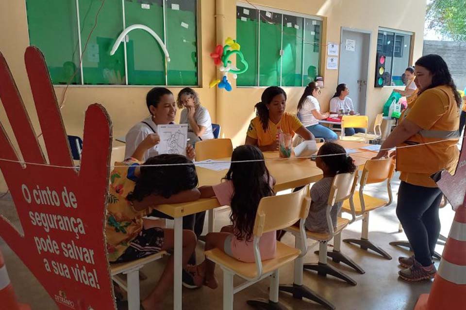 Detran promove Educação para o Trânsito durante a ação Rondônia Cidadã