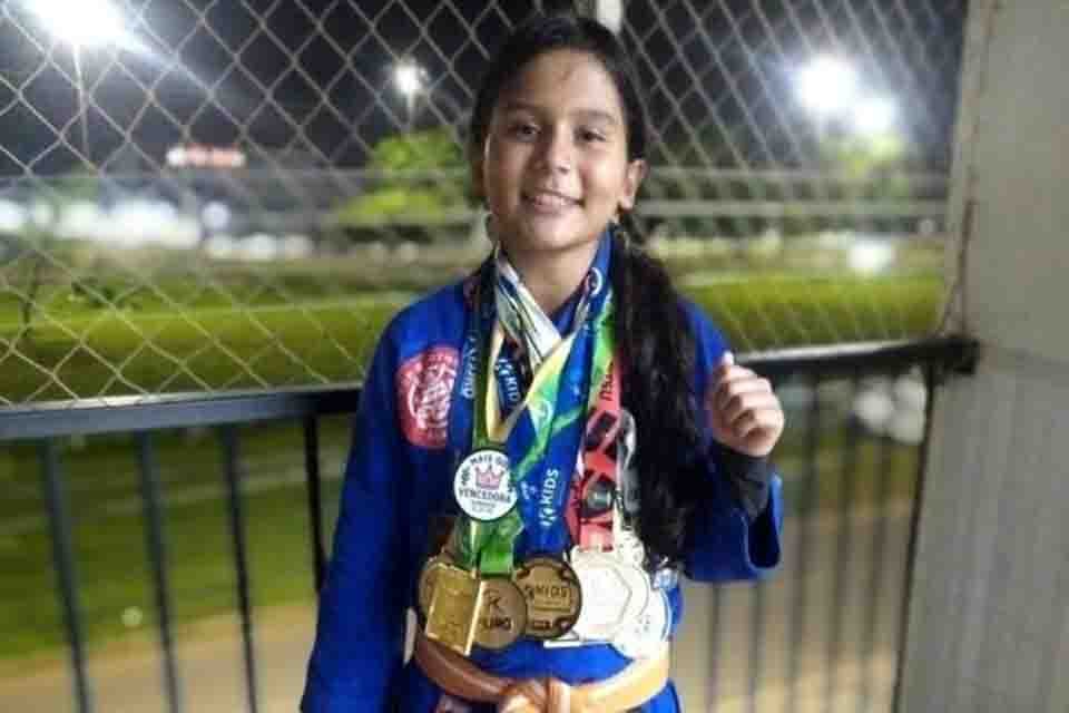 Atleta vilhenense conquista segundo lugar no campeonato nacional de jiu-jitsu infantil em São Paulo