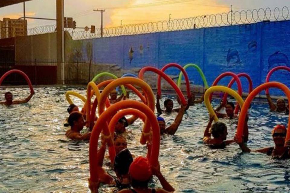 Obedecendo as normas sanitárias e de distanciamento, SINDSEF-RO reabre Sede Social com hidroginástica neste domingo (16)