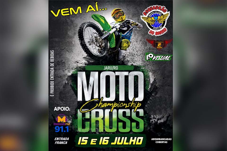 2ª etapa do Campeonato Estadual de Motocross movimenta Jaru neste fim de semana