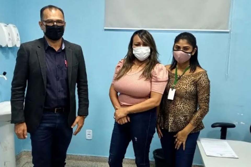 Vereador Paulo Tico solicita a Semtran a implantação de faixa de pedestre na Avenida Mamoré em frente a Unidade de Saúde Ernandes Índio